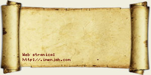 Hana Josijević vizit kartica